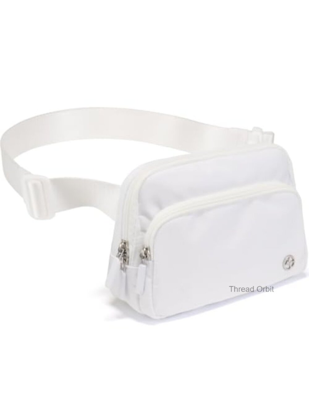 Nylon Crossbody Belt Bag 6-Pocket Adjustable Sling Fanny Pack Travel